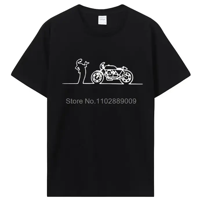 Hommes femmes Moto La Linea Nomads T-Shirt Lineman série TV vêtements coton t-shirts T-Shirt Hip Hop