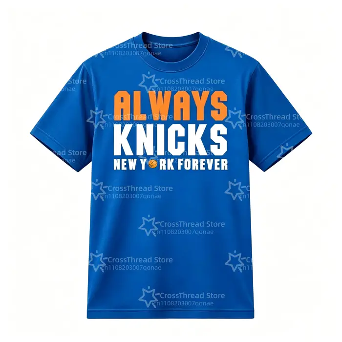 T-shirt unisexe pour hommes et femmes, vêtements Streetwear, pull-over ample, merchandising des Knic