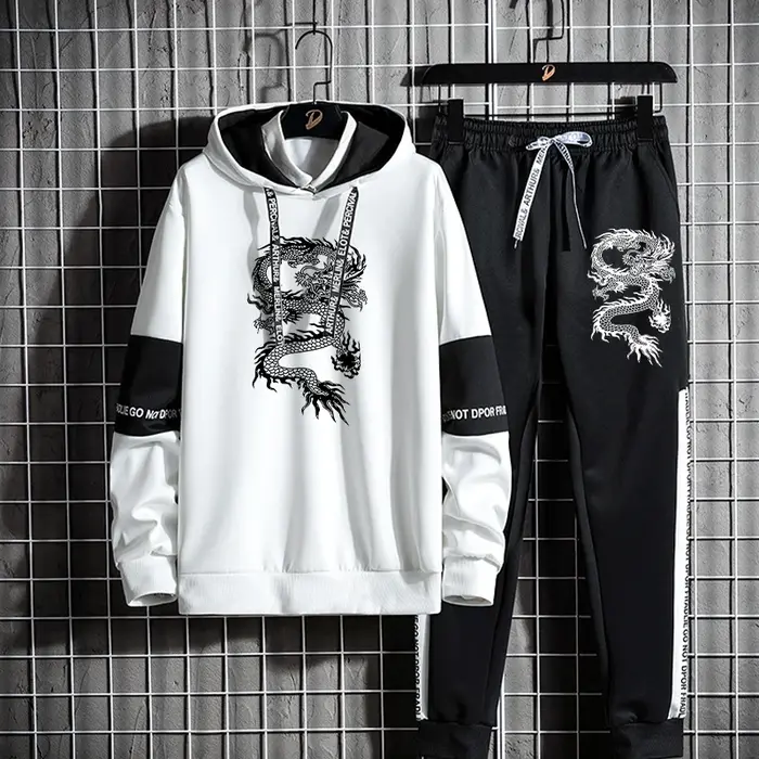 Ensemble de survêtement à capuche et pantalon