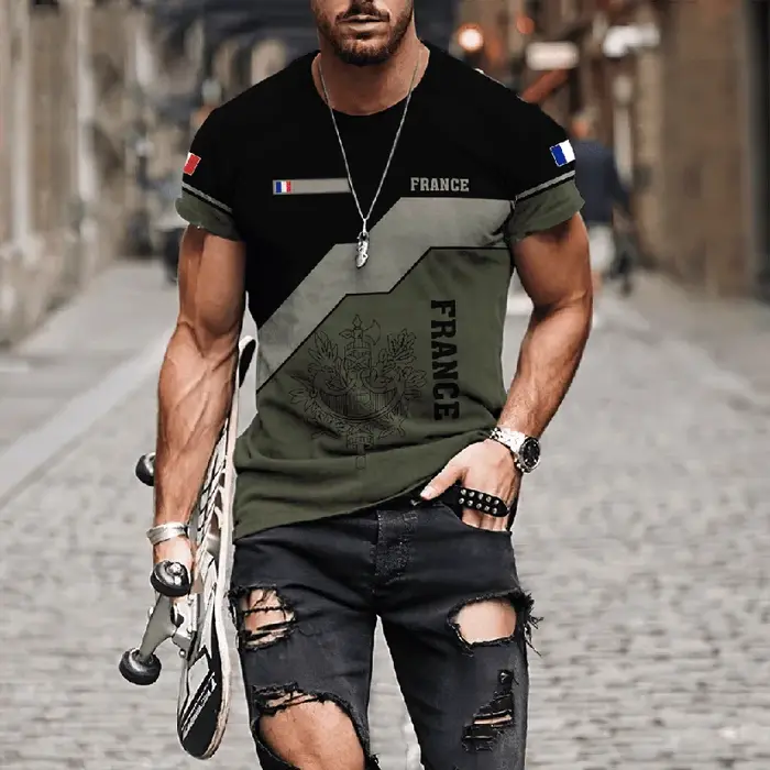 Solomon-T-shirt à Manches Courtes pour Homme et Femme
