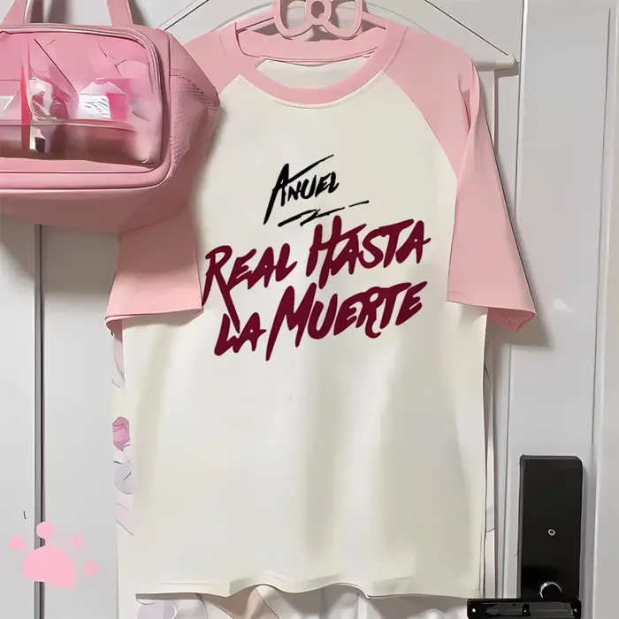 T-shirt Anuel Aa, streetwear punk classique