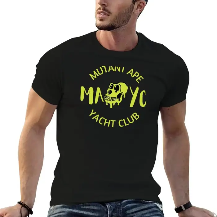 Bored Ape Yacht Club - T-shirt graphique fantaisie MAYC pour collectionneur de NFT, humoristique sur le thème des NFT
