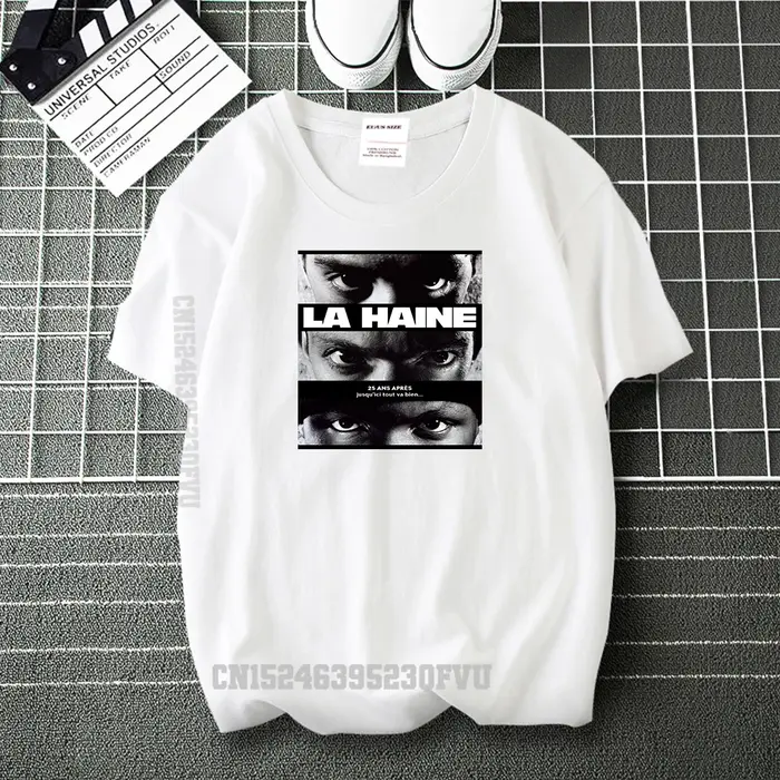 1995 La Haine film coton T-Shirts hommes femmes Hip Hop