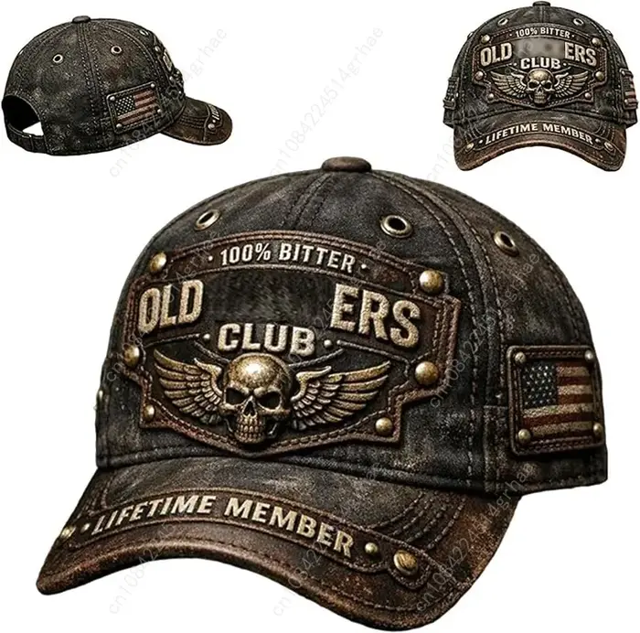 Casquette de baseball Old Club-Vintage, chapeau rétro Old Club unisexe, cadeau pour hommes et femmes