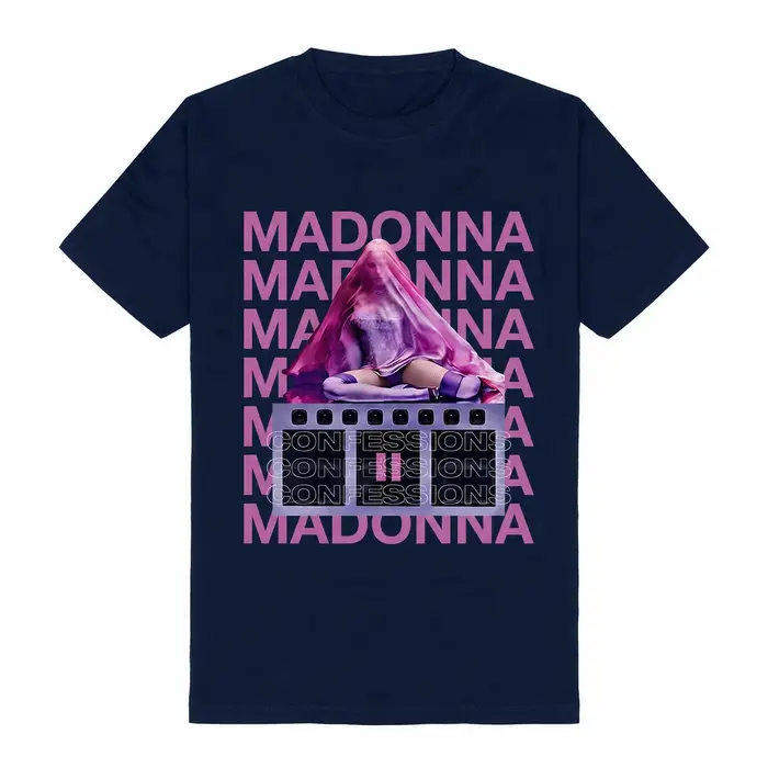 T-shirts pour femmes Streetwear Madonnaa CONFESSIONS II, imprimé graphique, vêtements pour hommes, m