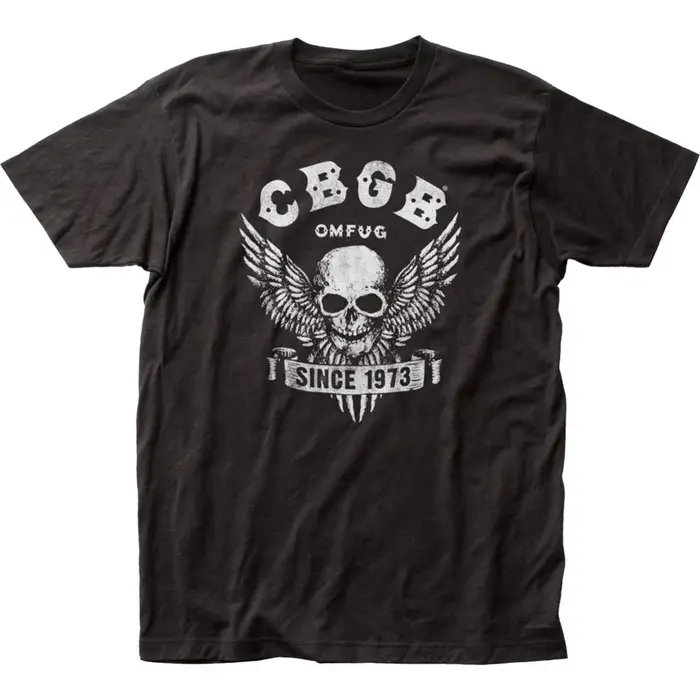CBGB 1973 Present T-shirt pour homme, T-shirt imprimé avec motif de groupe de rock classique, adapté