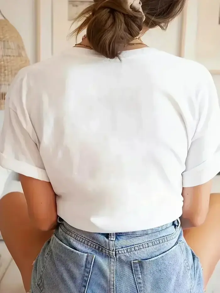 T-shirt à manches courtes imprimé col rond Rock Band Arctic Monkey 2026 pour un style décontracté quotidien et urbain