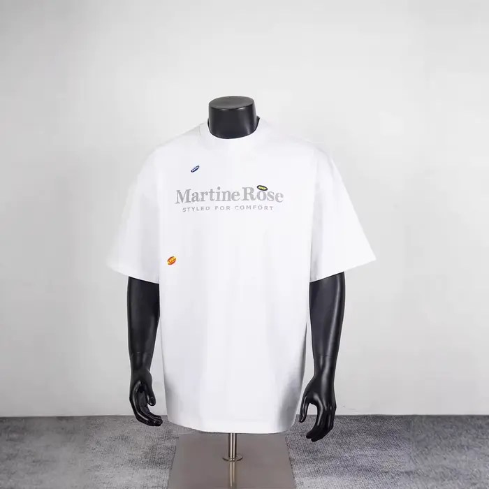 T-shirt tendance unisexe à manches courtes, coupe ample, avec imprimé lettres effet vieilli et délav
