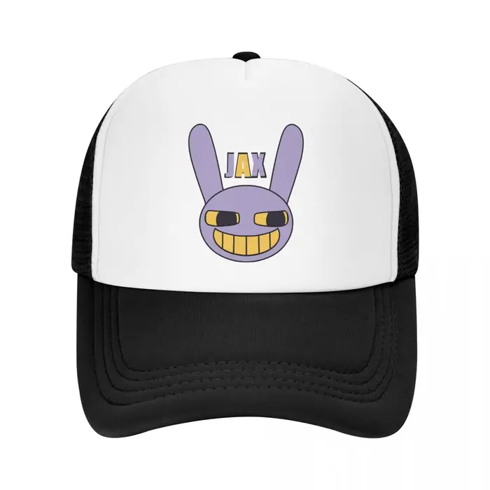Casquette Jax With Name (The Amazing Digital Circus), casquette de baseball décontractée en maille, 