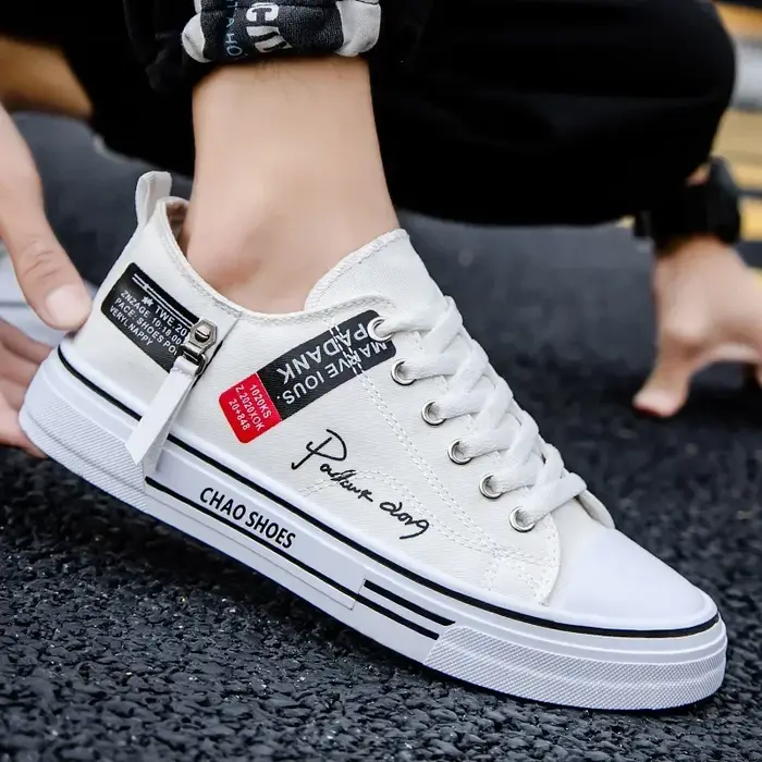 Chaussures en toile pour hommes, respirantes, décontractées, baskets d'extérieur confortables, chaus