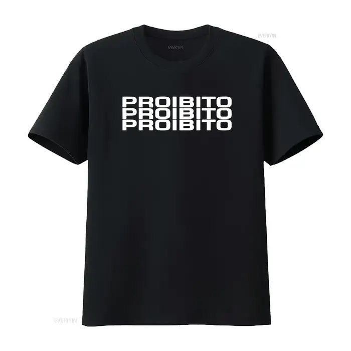 T-shirt Dean Blunt Narcissist ii PROIBITO imprimé pour le streetwear tendance, style vintage délavé,