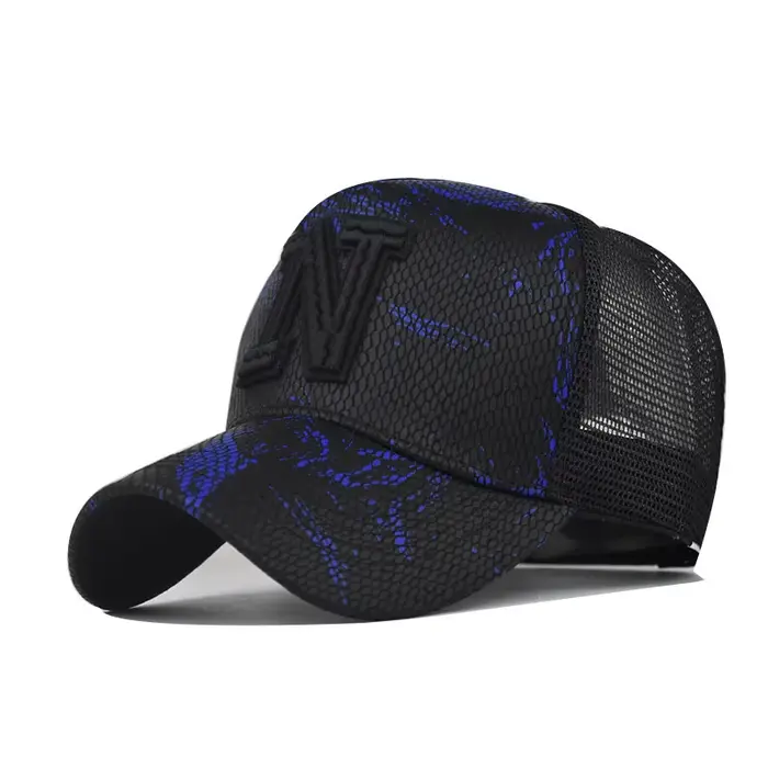 Casquettes de baseball brodées en maille pour hommes