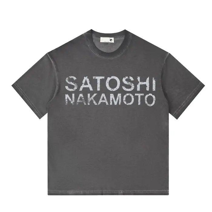 Shorts décontractés unisexe Streetwear avec imprimé lettres Satoshi Nakamoto, coupe ample, en stock