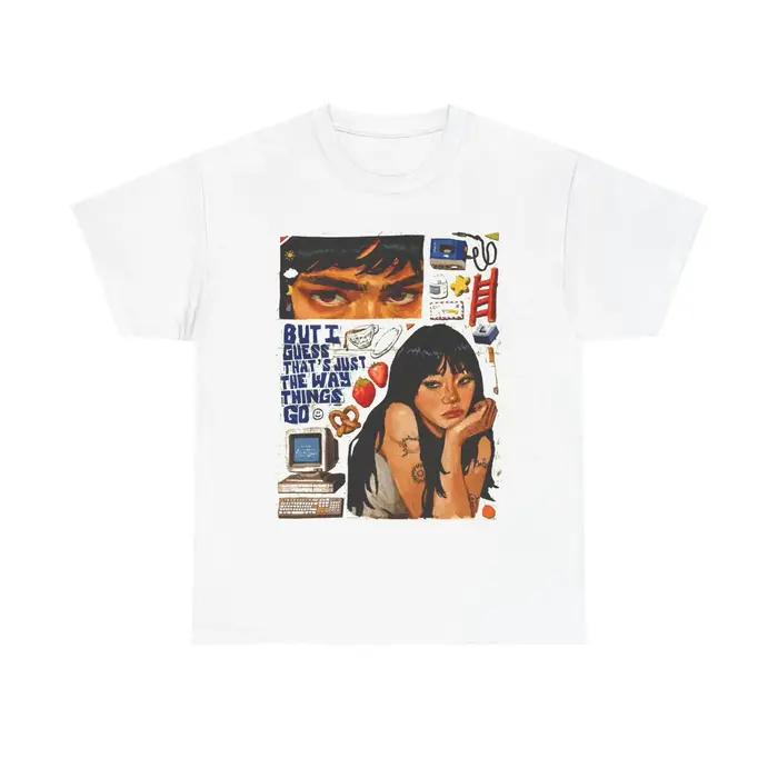 T-shirt graphique inspiré de Beabadoobee, esthétique rétro, style musical, fan art indie, style vint