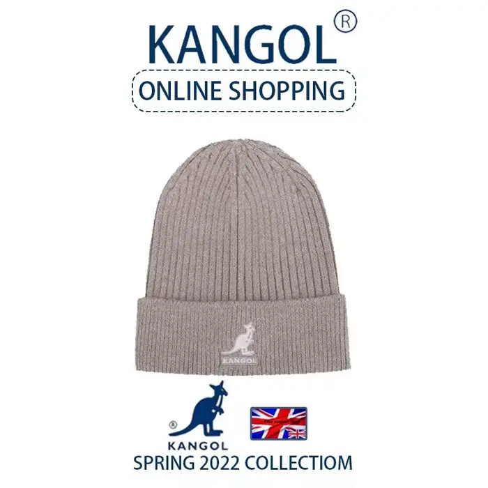 Bonnet en tricot épais Kangol Kangaroo, style coréen, unisexe, décontracté, polyvalent, chaud, en la
