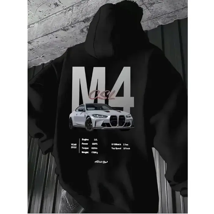 Mode hommes femmes unisexe F40 voiture sweats à capuche 2025 automne hiver pulls décontractés JDM Streetwear hauts à capuche