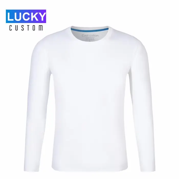 T-shirt manches longues en coton pour homme