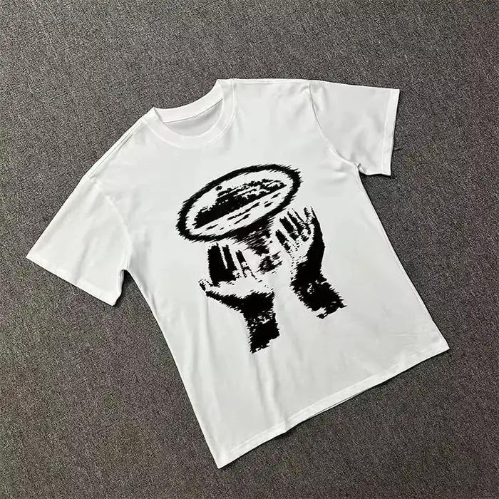 T-shirt et short oversize graphiques Streetwear Rules The World pour homme – Typologie audacieuse