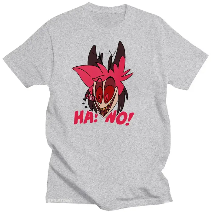 T-shirt en coton imprimé dessin animé Angel Dust