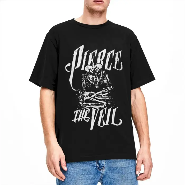 Rock Band Pierce The Veil chemise Merch hommes femmes t-shirts graphiques à manches courtes vêtements grande taille