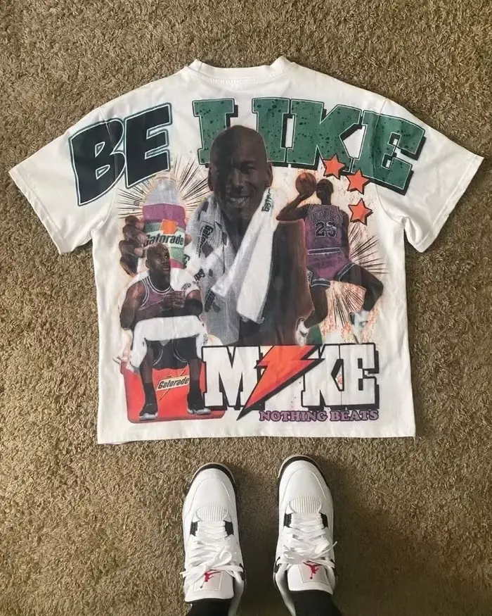 T-shirt graphique de basket-ball imprimé Big Slam pour hommes
