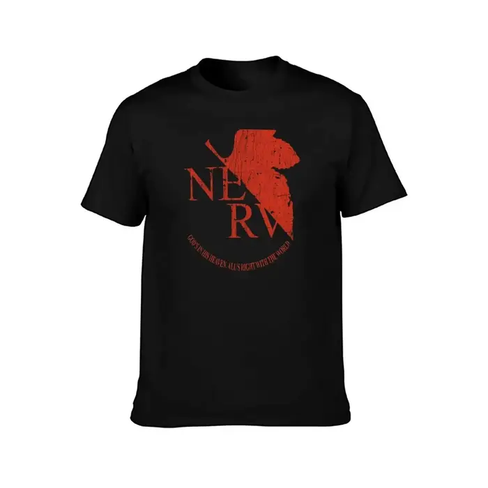 T-shirt imprimé NERV Evangelion EVA pour hommes et femmes