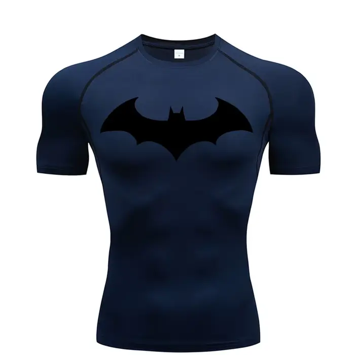 Chemises de Compression graphiques chauve-souris pour hommes