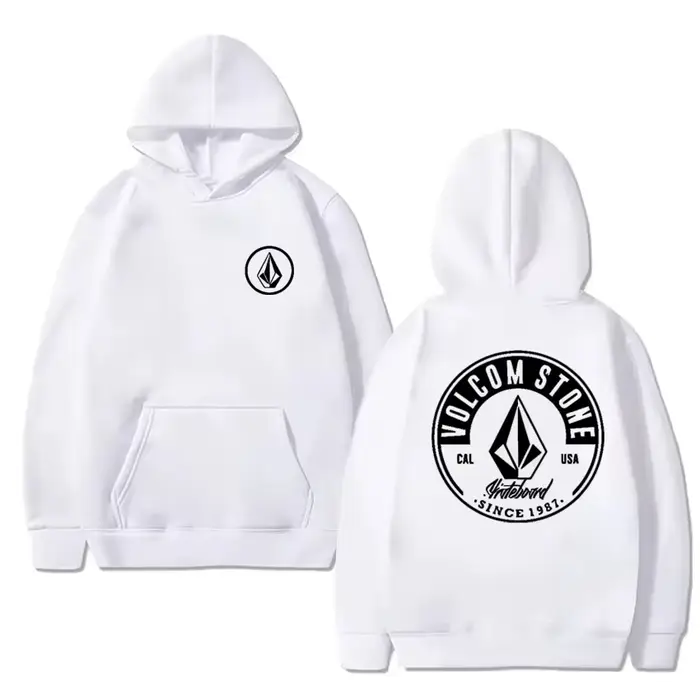 Volcom – sweat-shirt à capuche à manches longues pour hommes, mode Hip-hop, décontracté, streetwear,