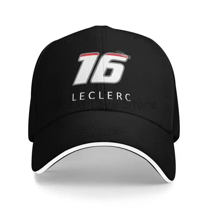 Casquette de baseball à imprimé graphique Charles Leclerc, unisexe, été, protection solaire en plein