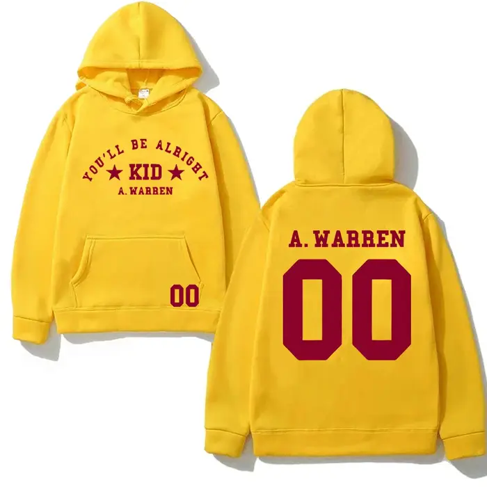 You'll Be Alright sweat à capuche Alex Warren 2025NEW unisexe