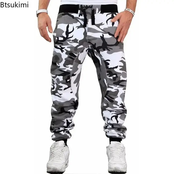 Nouveau Pantalon Hip Hop Homme 2026 Camouflage Décontracté Tendance Streetwear Confort Sport pour Hommes