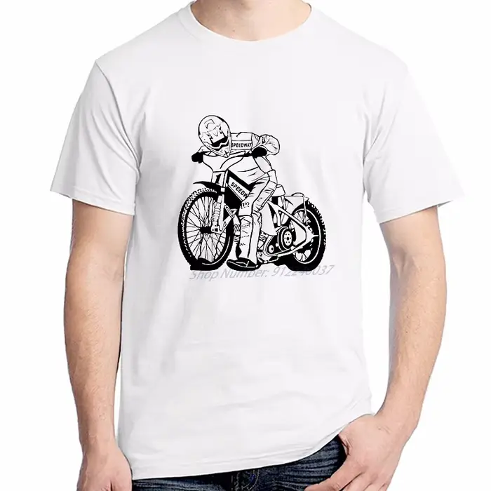 T-shirt graphique en coton pour hommes, style pilote de course automobile, à manches courtes, haut d