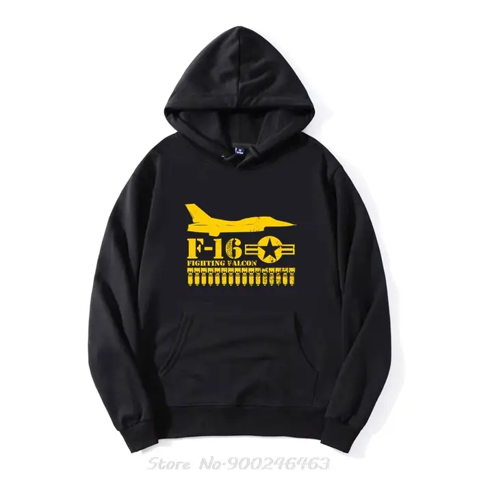 Hommes sweat à capuche surdimensionné F 16 combat Falcon (en détresse) sweat à capuche drôle hommes 