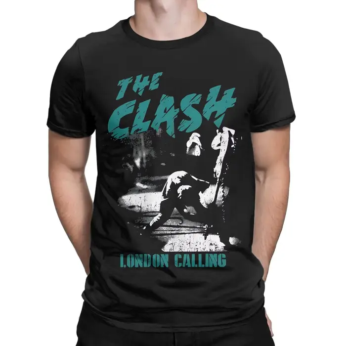 T-shirt The Clash London Calling pour hommes et femmes