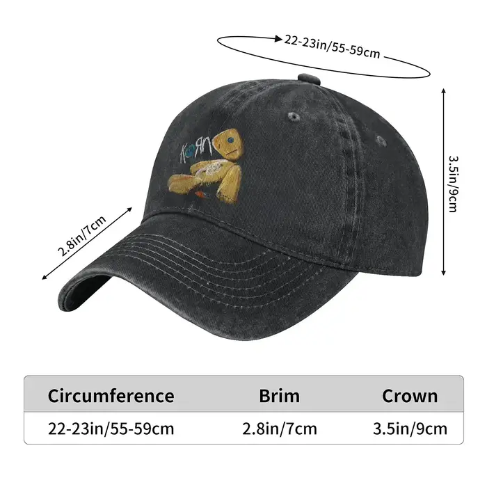 Korn métal groupe de musique poupée hommes femmes casquettes de Baseball en détresse coton