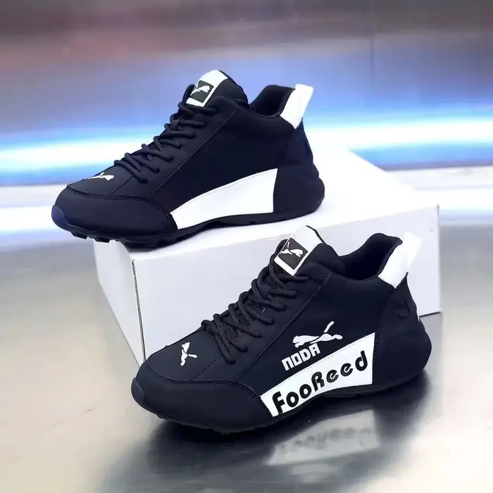 Nouvelles Chaussures Décontractées Couple Printemps 2026 – Baskets Sport Légères Homme Femme à Talon Plat Confortables Bout Rond en PU Doublure Maille
