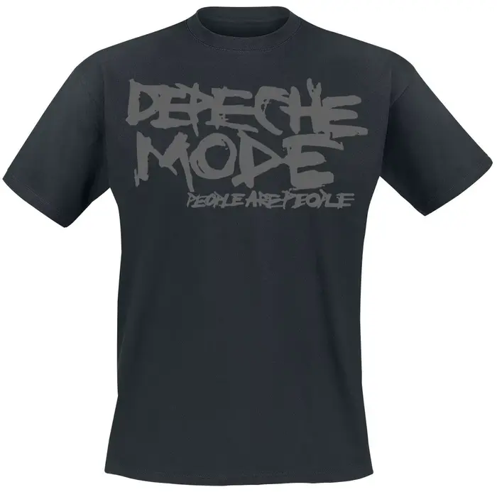 T-shirt imprimé graffiti Depeche Mode People Are People, 100% coton unisexe, streetwear classique sy