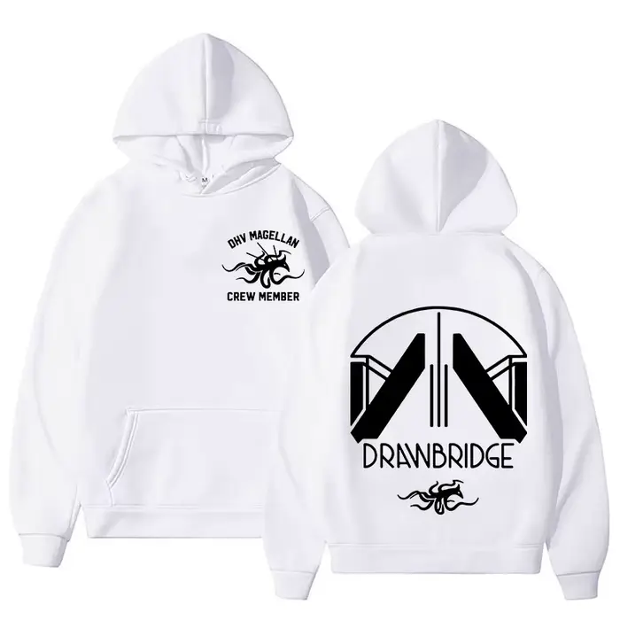 DHV MAGELLAN Crew Member Hoodie Game DEATH STRANDING 2 on The Beach Pullover Fashion Design unisexe Impression graphique Sweat-shirts