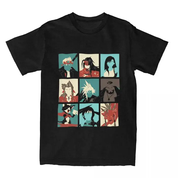 T-Shirt en Coton Rétro à Col Rond pour Homme, Affiche de Jeu, Y2K, Plage, Hip Hop, Offre Spéciale