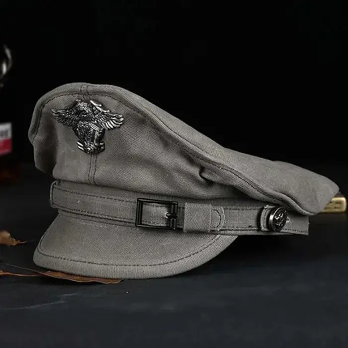 Casquette de marin rétro à visière de la marine pour hommes et femmes