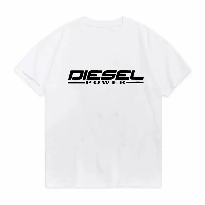 T-shirt graphique Diesel Power Die unisexe, décontracté, à manches courtes, col rond, confortable, m