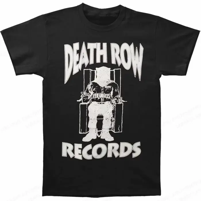 Death Row Records t-shirt hommes mode T-Shirts coton