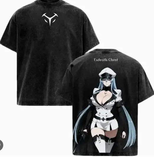 Akame ga Kill! T-shirt délavé personnalisé, Nouveau modèle, T-shirt Anime, Grande taille, Unisexe, C