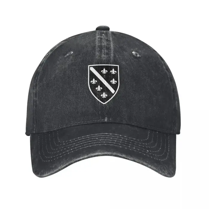 Casquette de Baseball pour hommes et femmes, chapeau de noël, avec écusson originale, noir et blanc,