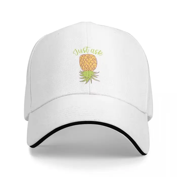 Casquette de baseball unisexe à l'envers avec ananas, chapeau à rabat, chapeau de soleil, chapeau de