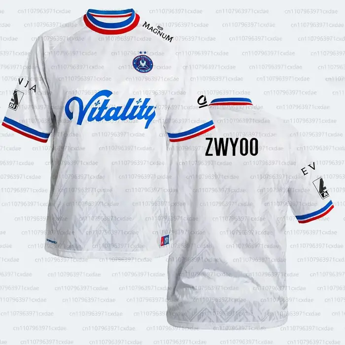 Deux étoiles vitalité équipe 2025 26 CS2 EPL maillots ZywOo Fans mode Streetwear uniforme Esports Cl