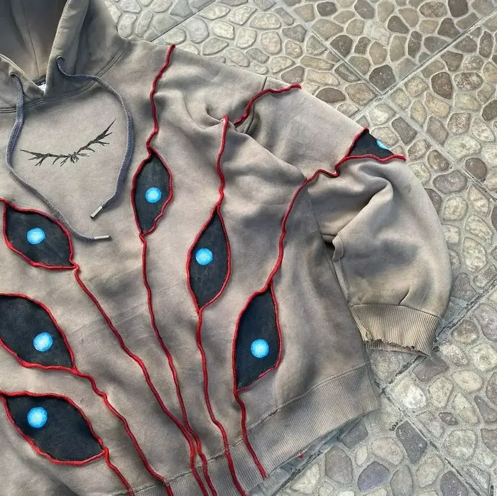Sweat-shirt à capuche gothique Punk pour femmes