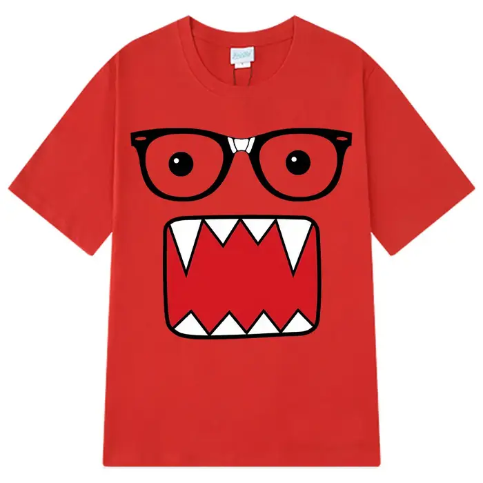 Domo Kun drôle humoristique mode T-Shirts hommes femmes 100% coton T-Shirts décontractés Harajuku à 