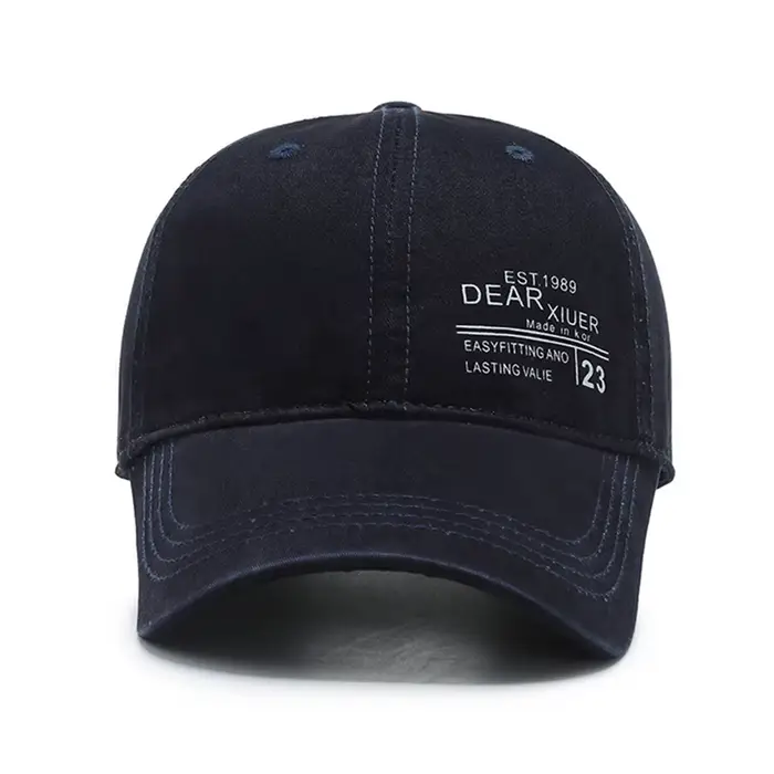 Casquettes de baseball d'été bleu marine FS pour hommes et femmes