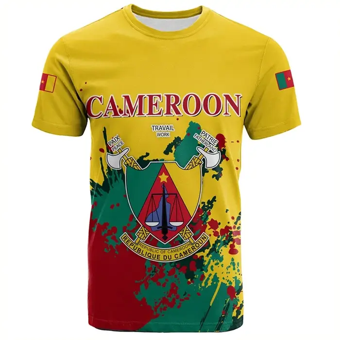 T-shirt graphique imprimé en 3D pour hommes et enfants
